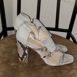 Calvin Klein snakeskin sandals reposhing EUC